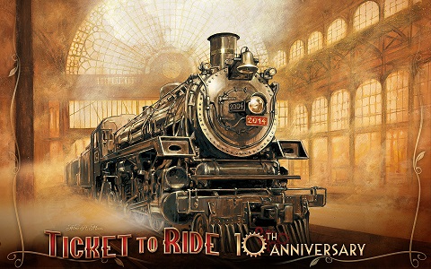 Ticket to Ride 10th Anniversary Sfeerbeeld