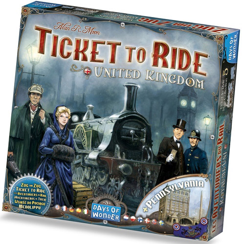 Map Collection 5 Ticket to Ride United Kingdom